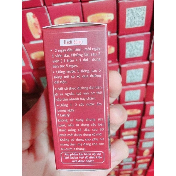 [Bản VIP 6 viên vàng, 4 viên  trắng] Xổ mỡ vành ruột Slimfit (Chính hãng)