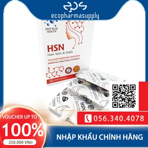 Viên uống HSN Deep Blue Health dưỡng ẩm sáng da dưỡng tóc móng | Thế Giới Skin Care