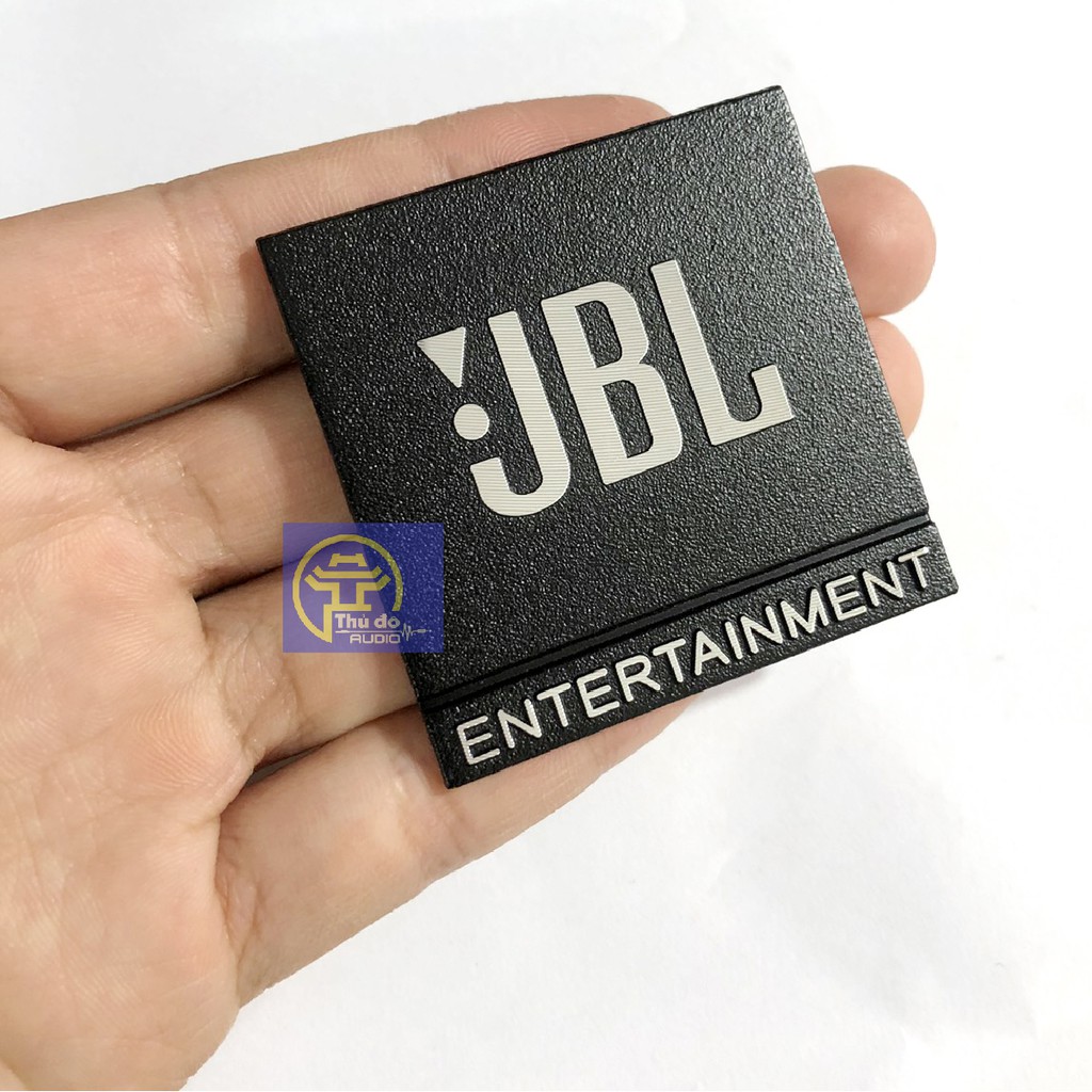 02 cái tem nhôm dán thùng loa JBL, kích thước 5cm kim loại cao cấp