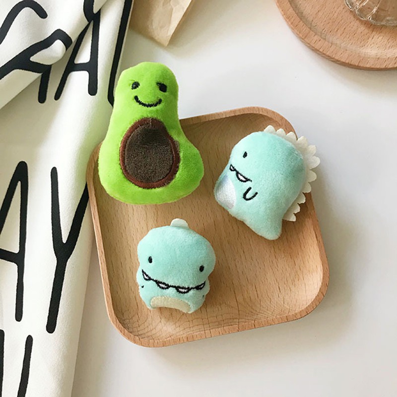 Huy Hiệu Cài Áo, Balo Bằng Bông Hình Khủng Long Xanh Xinh Yêu