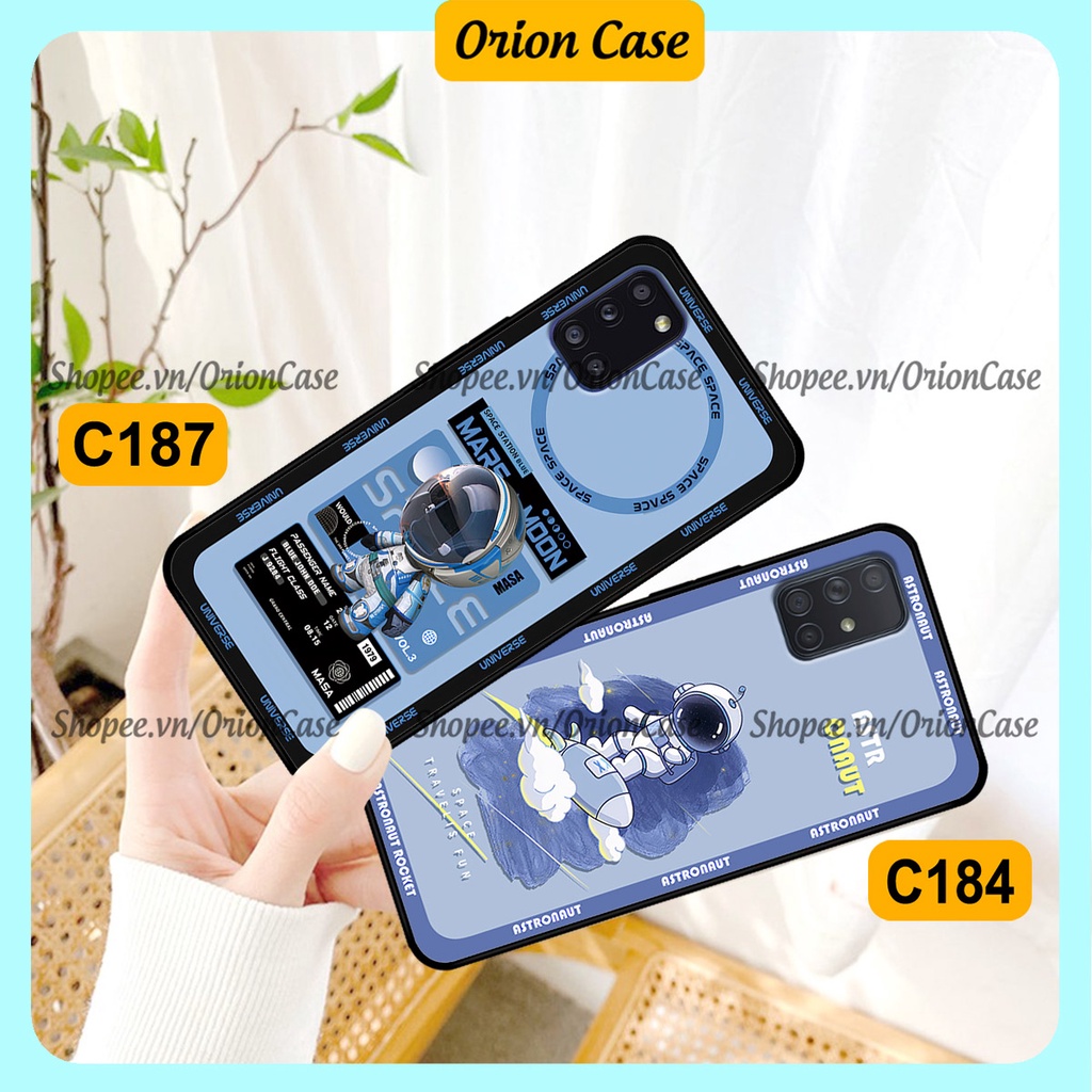 Ốp Samsung A31 - A51 - A71 - M51 in hình astronaut pro nasa, moutain cá tính.ốp lưng chống sốc.
