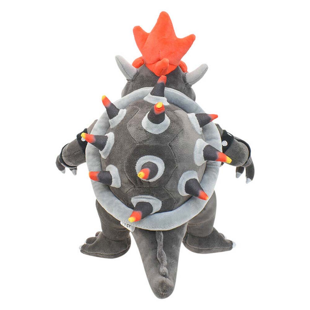 12" Super Mario Bros Fury Bowser Plush Toys Stuffed Doll Birthday Gift