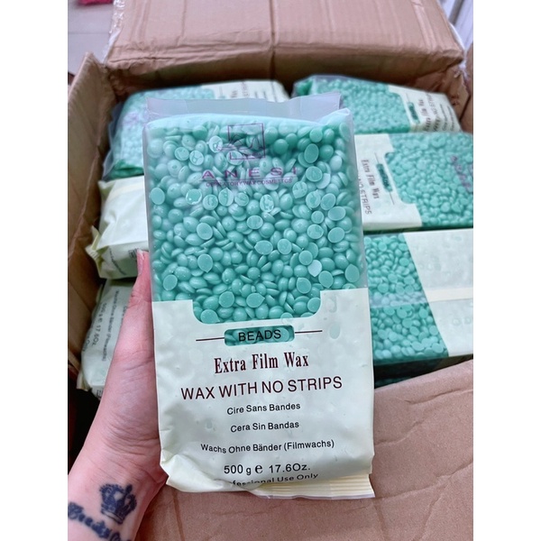 Sáp wax hạt đậu Extra 500g tặng kèm 1 que gỗ