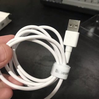 ✅ [BH 13 tháng] - Cáp sạc nhanh 2.4A Baseus Mini White cho iPhone / Type C / Micro USB