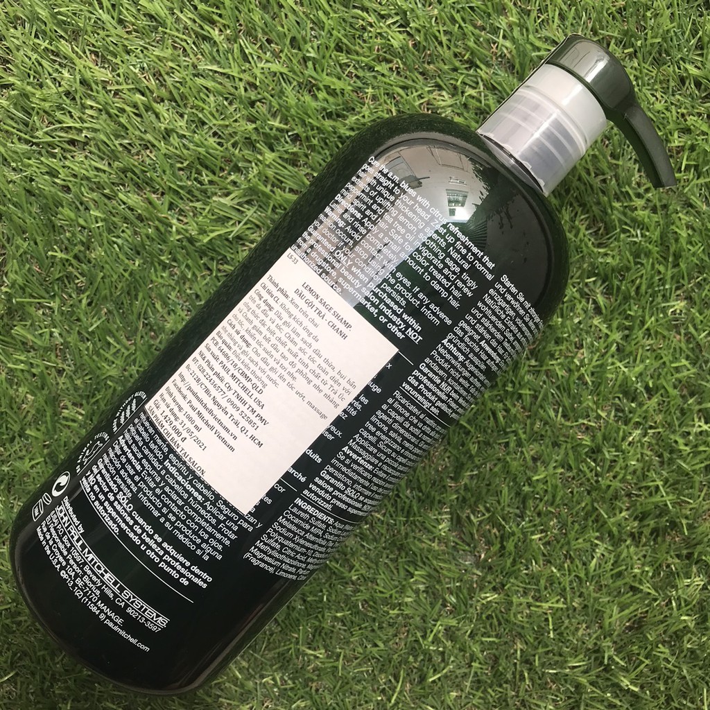 Dầu gội kiềm dầu dành cho tóc dầu Lemon Sage Thickening Shampoo Paul Mitchell 1000ml