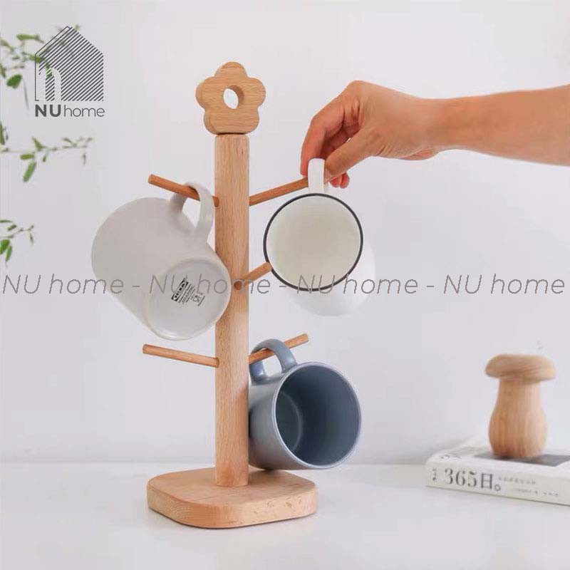 nuhome.vn | Cây treo ly - Chiro, cây treo ly bằng gỗ cao cấp thiết kế đơn giản sang trọng