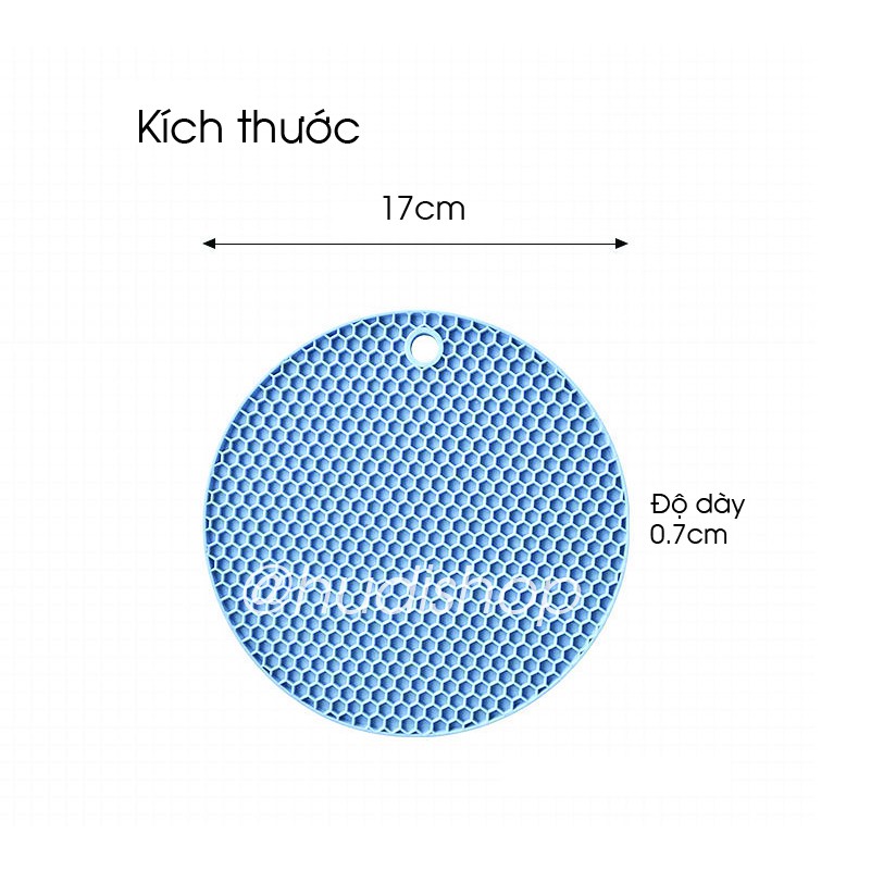 Miếng Lót Nồi Chống Nóng Bằng Silicol Miếng Lót Nóng Silicol Miếng Lót Bảo Vệ Mặt Bàn, Chống Bám Bẩn Hudishop GD408 | BigBuy360 - bigbuy360.vn