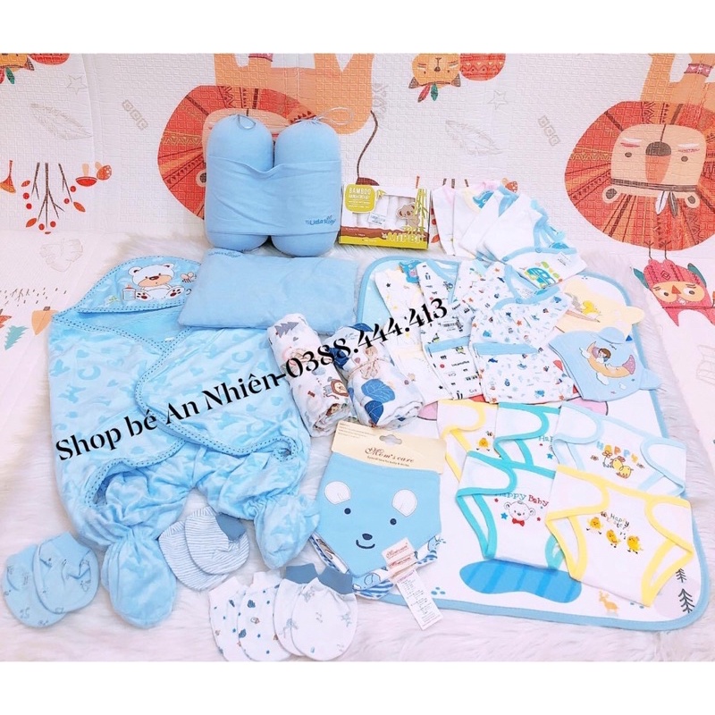 Combo sơ sinh cho bé trai / bé gái-vải đẹp,chất lượng