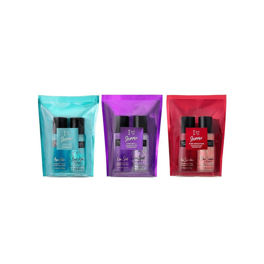 Set 2 Xịt thơm body Victoria’s Secret I Love Shimmer Gift Set | BigBuy360 - bigbuy360.vn