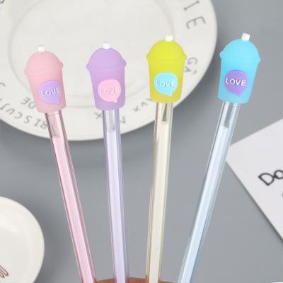 bút trà sữa D276 bút cute bút dễ thương bút  viết gel