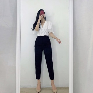 [Ảnh thật] - Quần baggy đai vải