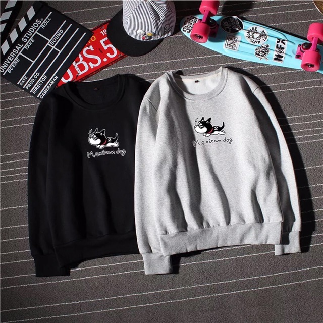 (Mua 1 tặng 1 phần quà) Áo quảng châu nam & nữ ,unisex,ulzzang,có ngoại cỡ ,BIGsize ,nỉ bông cao cấp,sweater mexican dog | BigBuy360 - bigbuy360.vn
