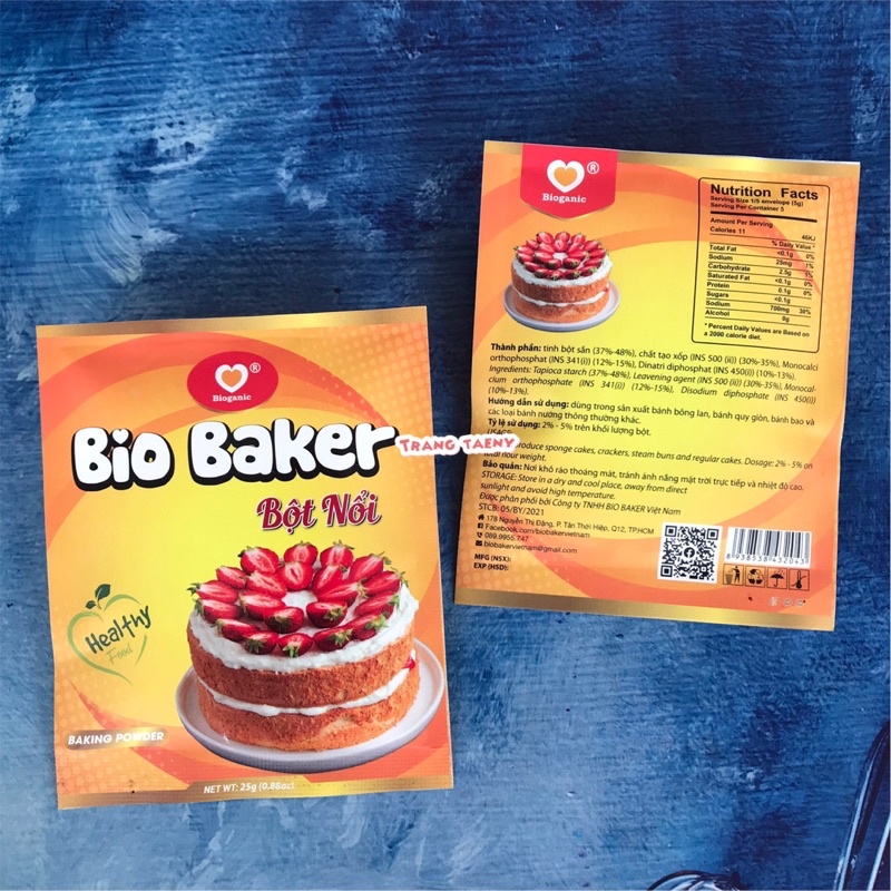 Bột nở Bio Baker 25g