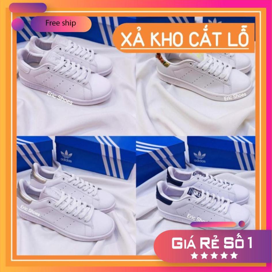 Giày Stan Smith trắng basic nam nữ (part 2) [ẢNH/VIDEO THẬT + FULLBOX + TẶNG TẤT, BÌNH VỆ SINH GIÀY + FREESHIP]