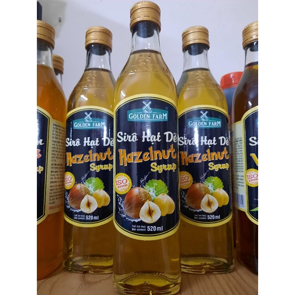 Siro Hạt dẻ Golden Farm chai 520ml