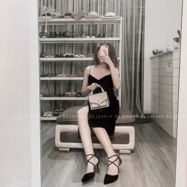 Giày cao gót đan dây Harlie 9P- thiết kế By Jane