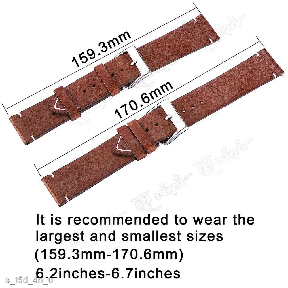 Sỉ số lượng lớn FOSSIL Dây Đeo Bằng Da Thật Cho Đồng Hồ Nam 18 20 22mm