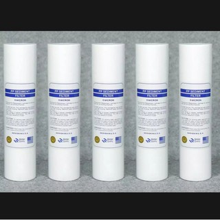 Bộ 5 lõi lọc nước số 1 PP 10inch (trắng)