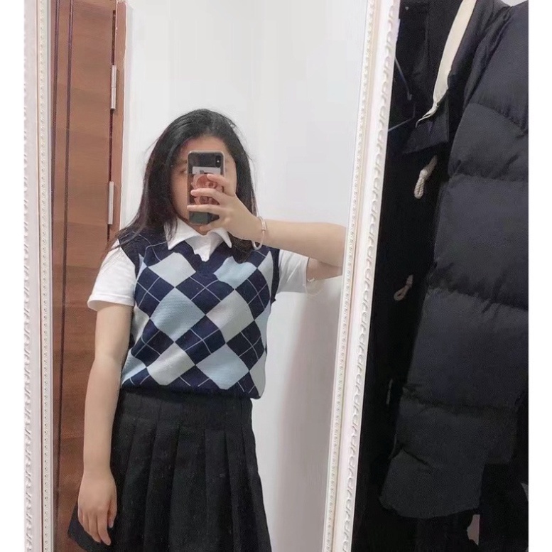 Áo gile len nữ, áo len dệt kim phong cách hàn quốc cực xinh cho chị em Hàng Mới Về Hàng New | BigBuy360 - bigbuy360.vn