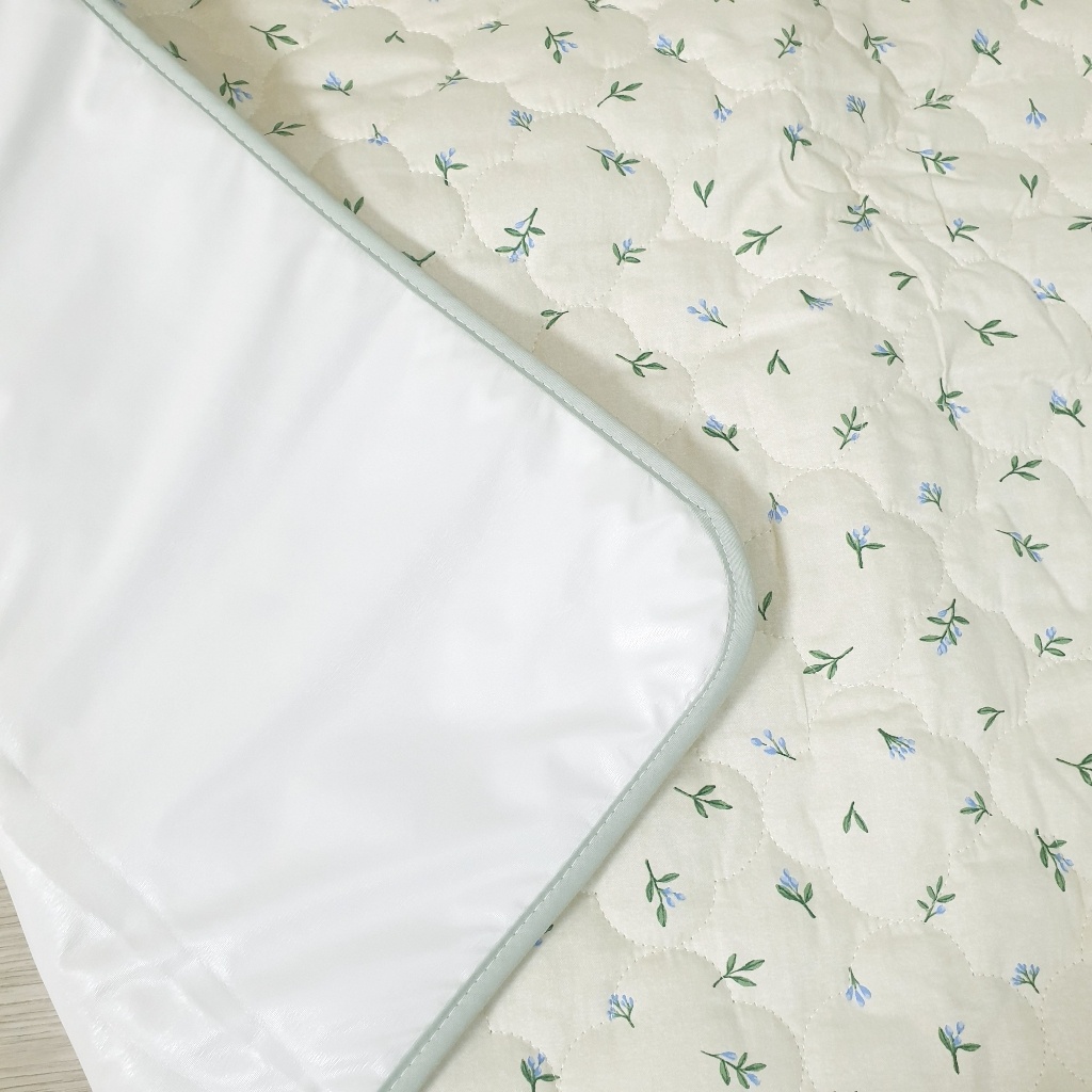 Thảm lót vải chống thấm prielle vải bông chống thấm cho bé