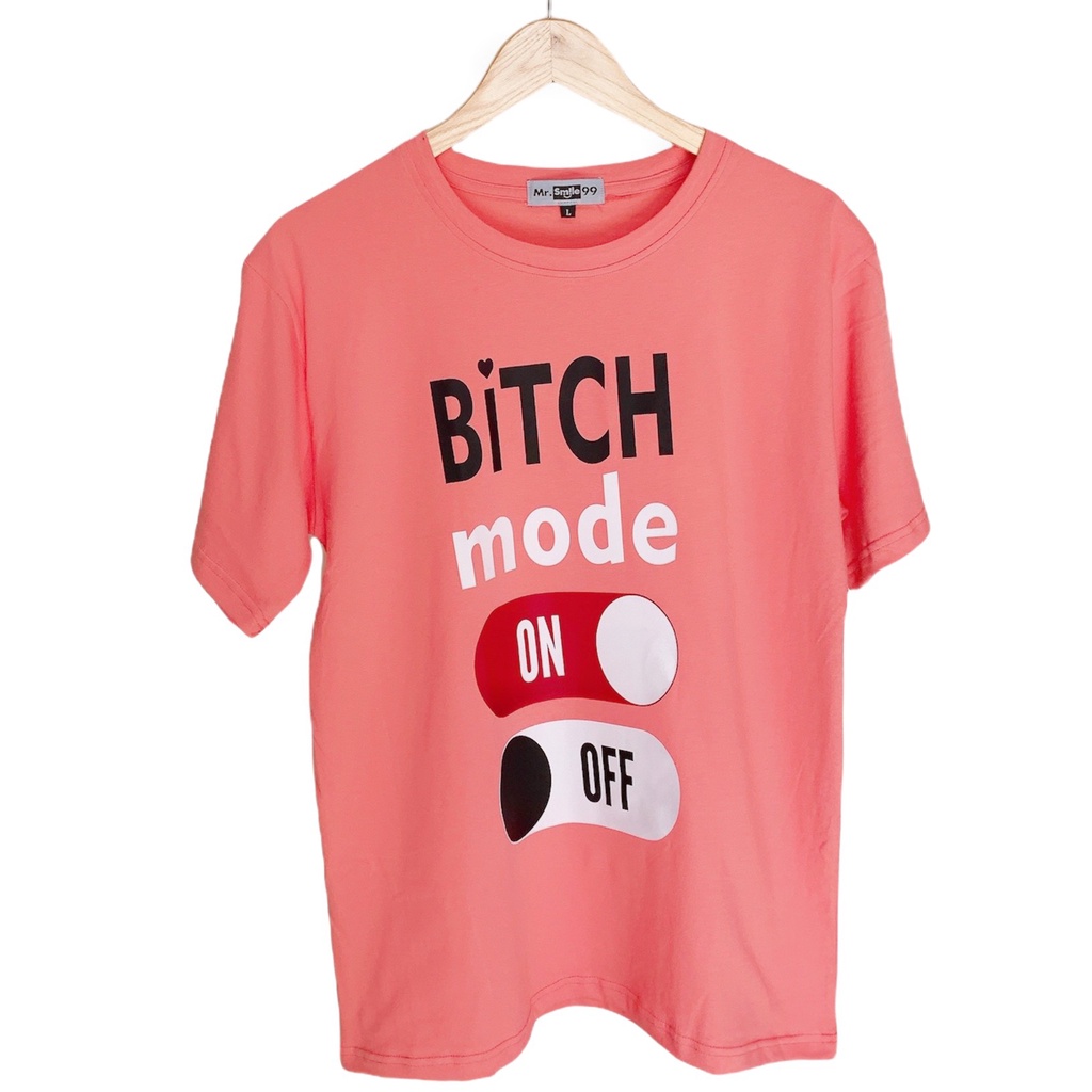 Áo Thun Nam Nữ Unisex Form Rộng Màu Hồng Phối Chữ  Mr Smile 99 Shop