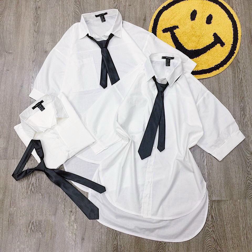 [RẺ VÔ ĐỊCH] Áo sơ mi cà vạt tay ngắn UK9321