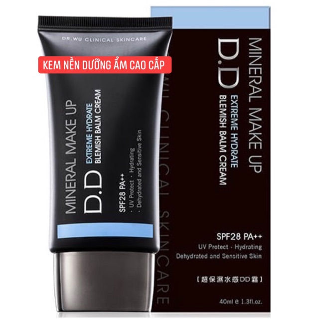 Dr.Wu có Kem nền dưỡng ẩm cao cấp SPF28 PA++