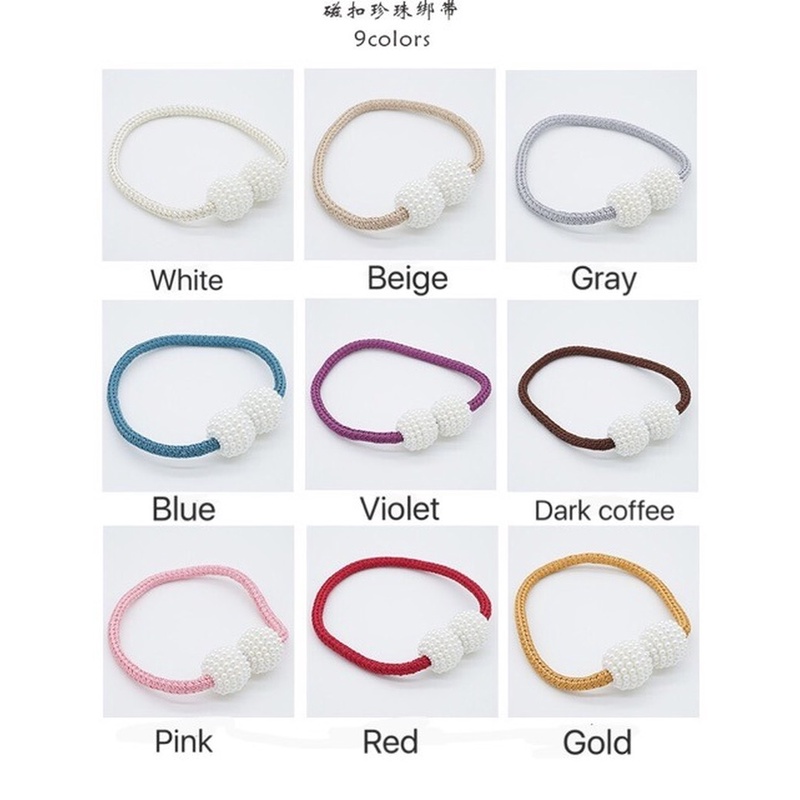 1 Dây Buộc Rèm Cửa Nam Châm Tiện Dụng