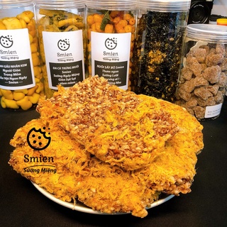 Cơm cháy chà bông gạo lứt gói 500g smien siêu chà bông đồ ăn vặt cho người giảm cân, ăn vặt sài gòn