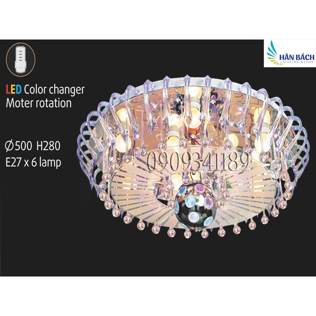 ĐÈN ỐP TRẦN LED (PHI 500mm x H280mm)