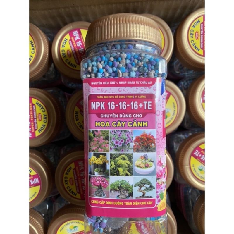 PHÂN BÓN NPK 16-16-16 CHUYÊN DÙNG CHO HOA CÂY CẢNH, HÀNG NHẬP KHẨU