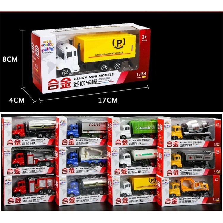 XE CÔNG TRÌNH ALLOY MINI TỶ LỆ 1:64