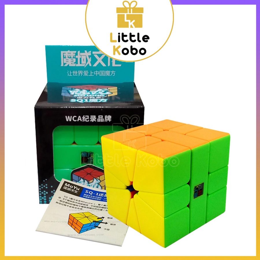 Rubik Square-1 Cube Stickerless MoYu MeiLong MFJS SQ1 Rubic Biến Thể Đồ Chơi Thông Minh