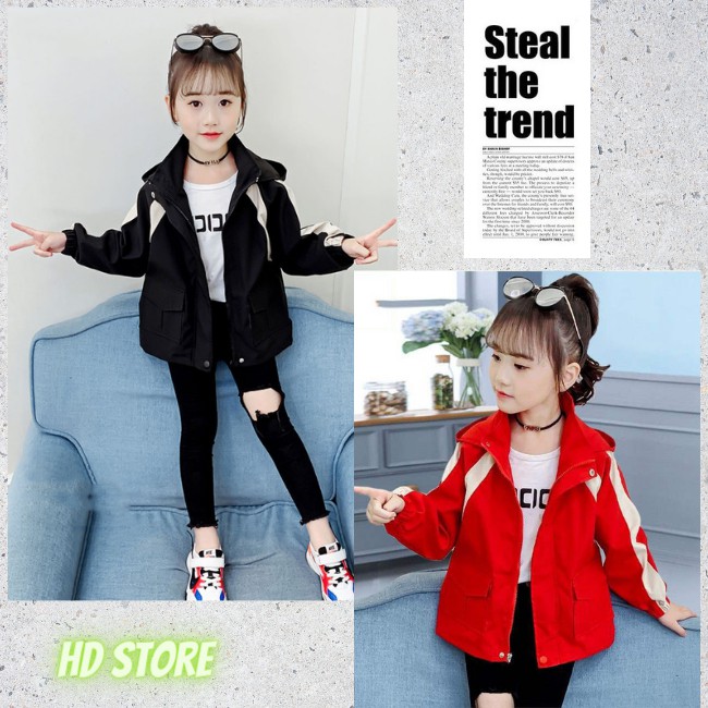 ÁO KHOÁC PHỐI MÀU SÀNH ĐIỆU CHO BÉ YÊU DÙ HAI LỚP DÀY DẶN CHUẨN SHOP H0183