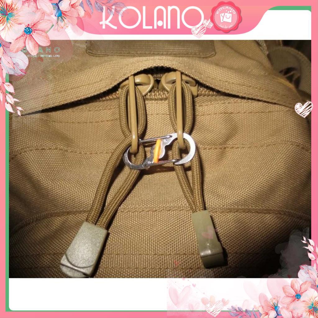 Móc khóa EDC KOLANO móc treo chìa khóa carabiner treo balo du lịch có chốt khoá xoay tiện dụng HK-001209