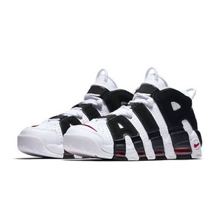 Giày thể thao nam nữ uptempo white/ black