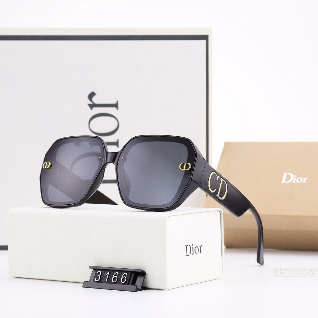 Dior_ Kính râm hàng hiệu dành cho nam và nữ Polarized chính hãng (Có hộp và hộp đựng kính)