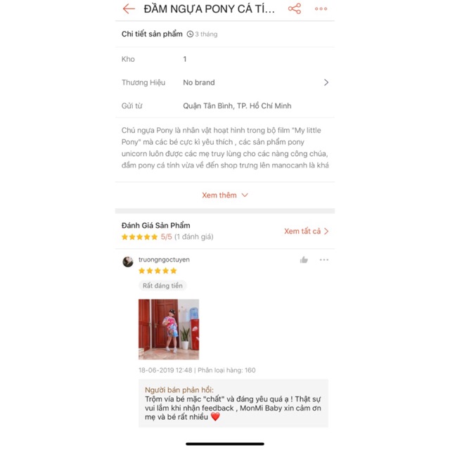 ĐẦM NGỰA PONY THUN LẠNH LOẠI 1 CÁ TÍNH CHO BÉ GÁI 12-40KG