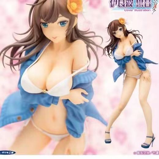 Daiki Sexy girl kougyou Kurofune Raishu Shoujo! Ốp Mô Hình Nhân Vật Kurone Iraha Hoạt Hình Kurara-chan Bằng PVC