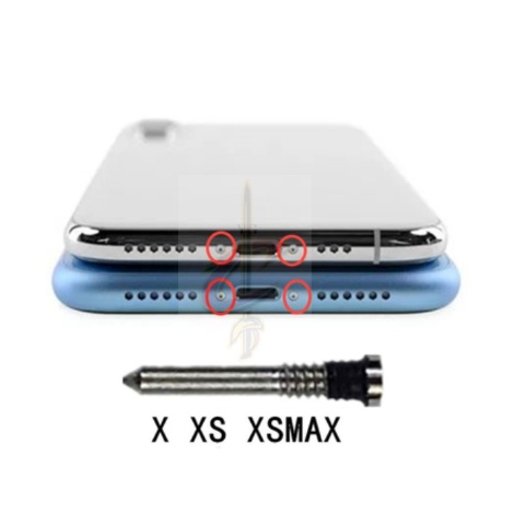 Bộ 2 Ốc Vít Dưới Chuyên Dụng Cho iphon 6 6S 7 8 5 5C 5S SE 2 Xr X Xs 11 12 13 Pro Max