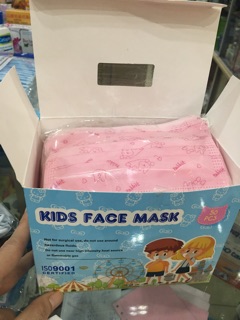 Khẩu trang trẻ em Kids Face Mask (10c/túi ,hộp 50c)