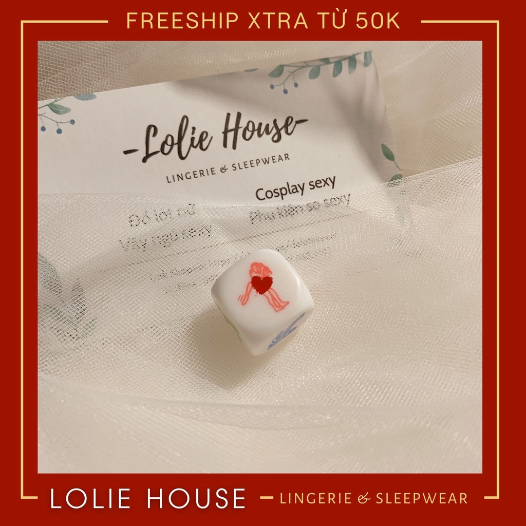 Xúc xắc xí ngầu tình yêu nhiều kiểu dáng lạ tư thế độc đáo LOLIE HOUSE - PK4