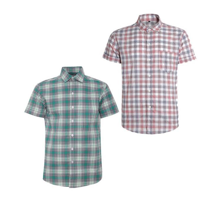 Combo 2 Áo Sơ Mi Nam Sọc Caro Gabofashion Cao Cấp CSM021 ( nhiều màu ) hàng vnxk
