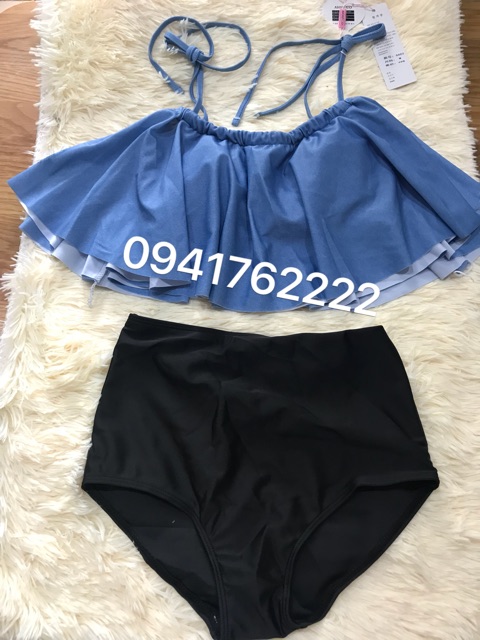 Bikini bèo xanh cạp cao | BigBuy360 - bigbuy360.vn
