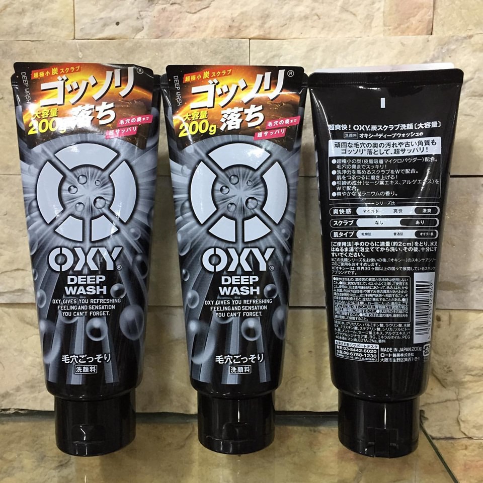 Sữa Rửa Mặt Oxy Deep Wash Cho Nam 130g | BigBuy360 - bigbuy360.vn