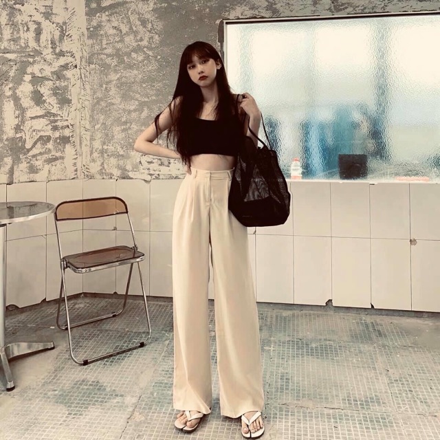 Quần tây ống rộng siêu dài 100cm | BigBuy360 - bigbuy360.vn