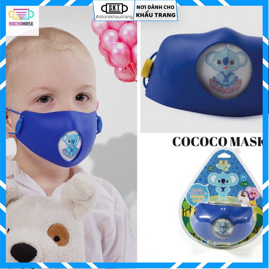 Khẩu Trang Hoooah COCOCOCO Cho Bé 2-6 Tuổi