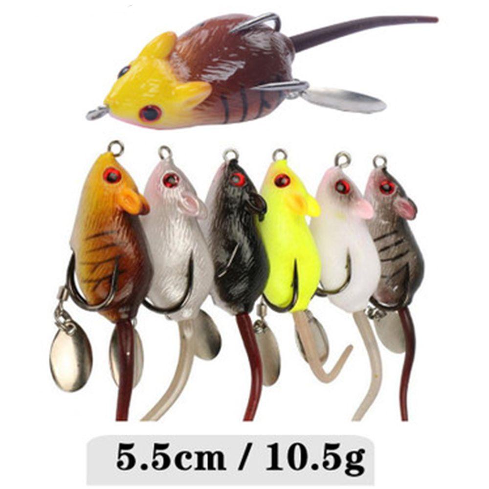 YNATURAL Mồi Giả Câu Cá Mềm 5.5cm / 10.5g Hình Chuột
