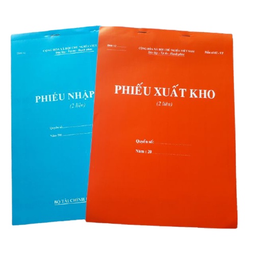 Phiếu nhập kho, Phiếu xuất kho A5/A4 (1lien-2lien-3lien )