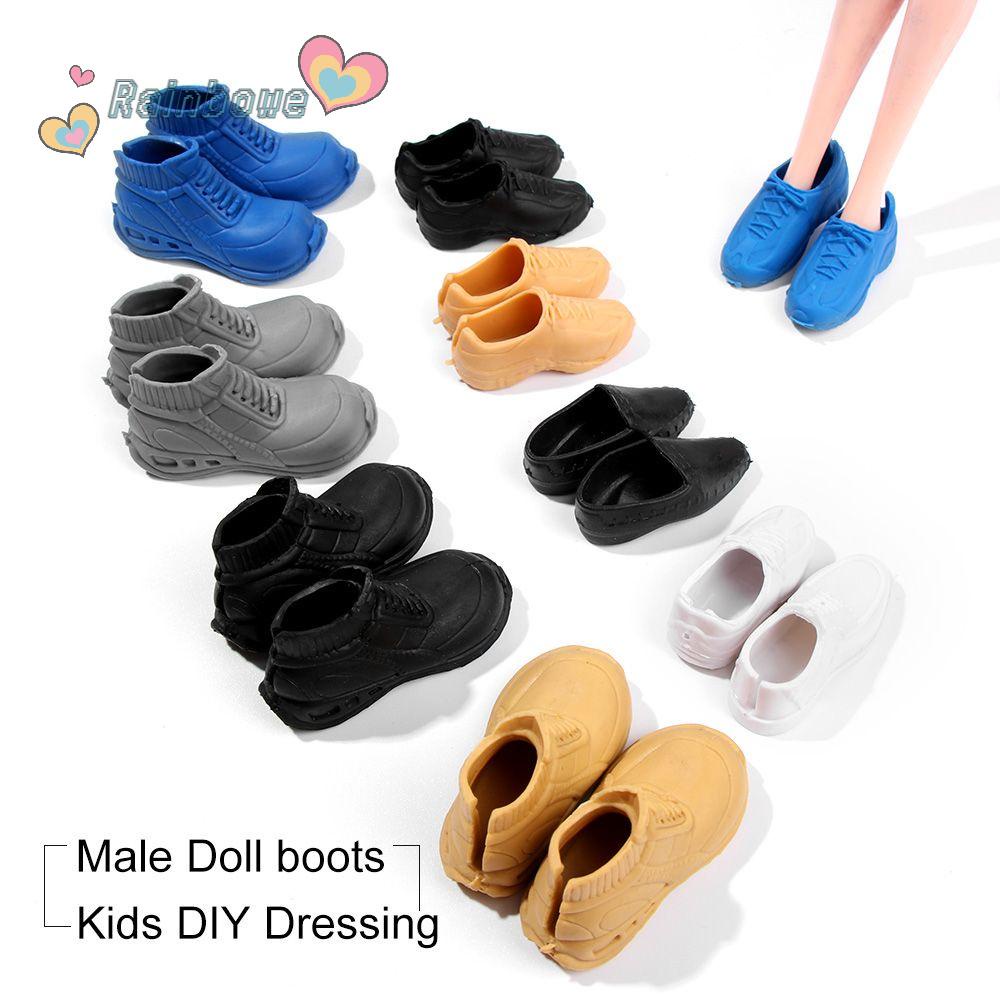 Giày thời trang nhiều kiểu dáng trang trí cho búp bê nam tỉ lệ 1/6